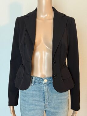 the limited studio 400 suit jacket blazer in black